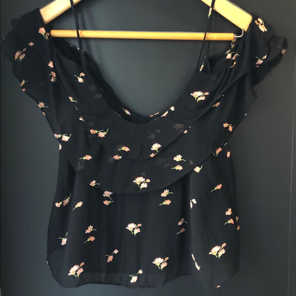 Zara floral blouse